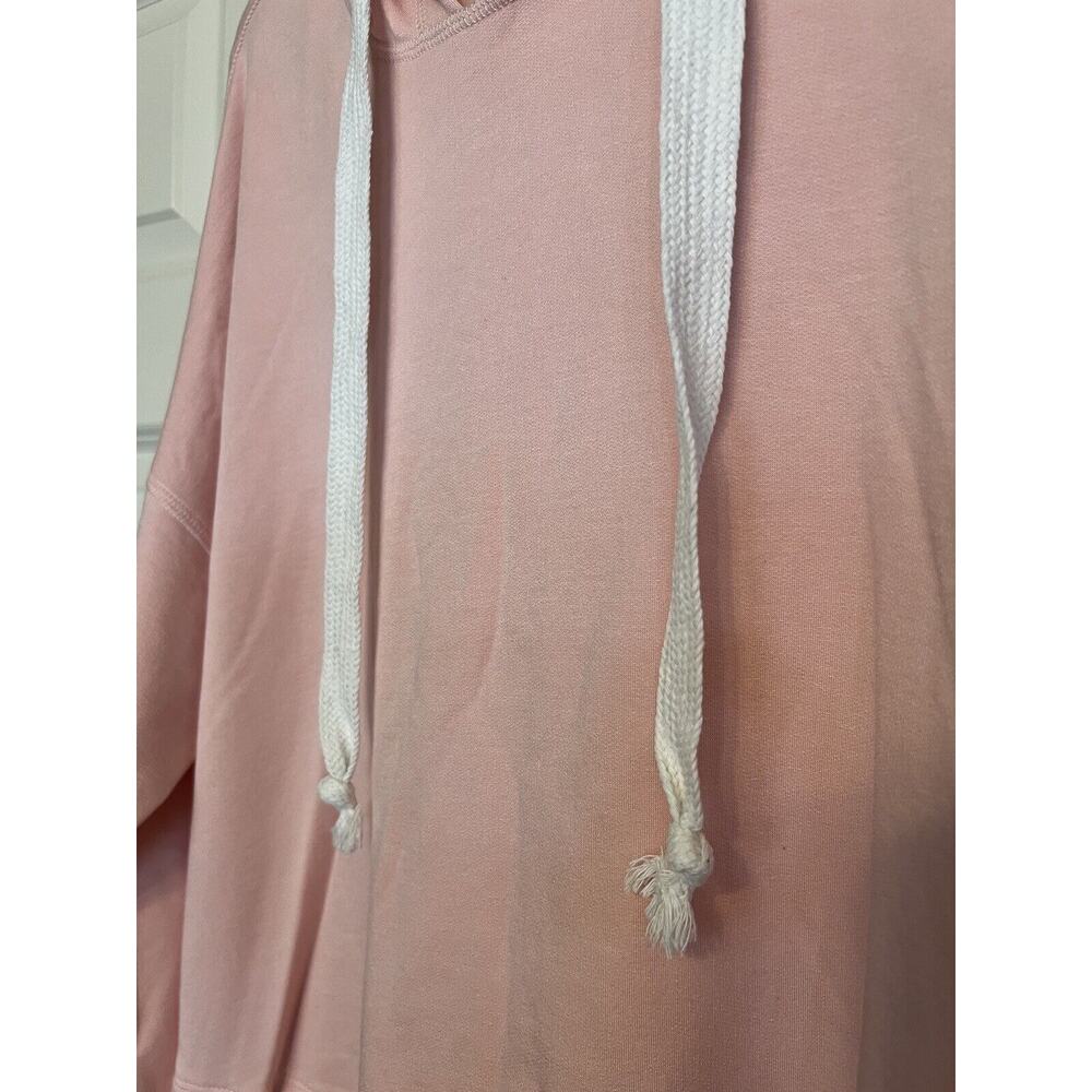 NWT $112 Karen Kane Women's Large Pink Long Sleeve Sweatshirt Hoodie - Picture 5 of 12